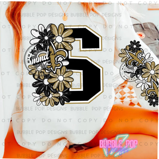 Floral Football S Sweatshirt