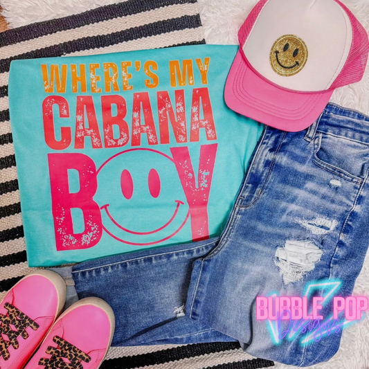 Where’s My Cabana Boy tee
