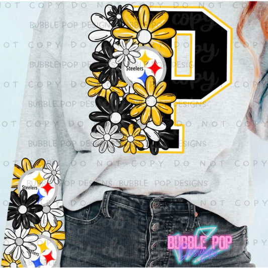 Floral Football P Sweatshirt
