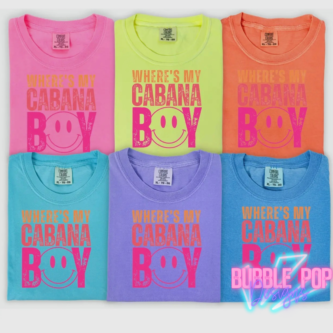 Where’s My Cabana Boy tee